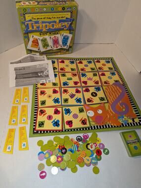 2003 Tripoley for Kids Board Game Cadaco Children's Family Mint Complete